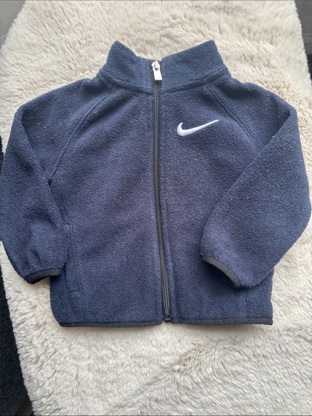 Nike 18mos Dark Blue Fleece Zip Jacket